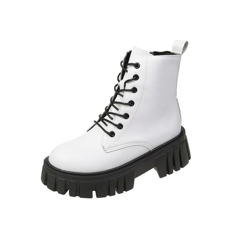 Fashion Women New Round Toe Plus Size Mid-Calf Boots 2024 Brand Ladies Shoes Side Zipper Women's Boots Fashion  Lacing Modern Boots