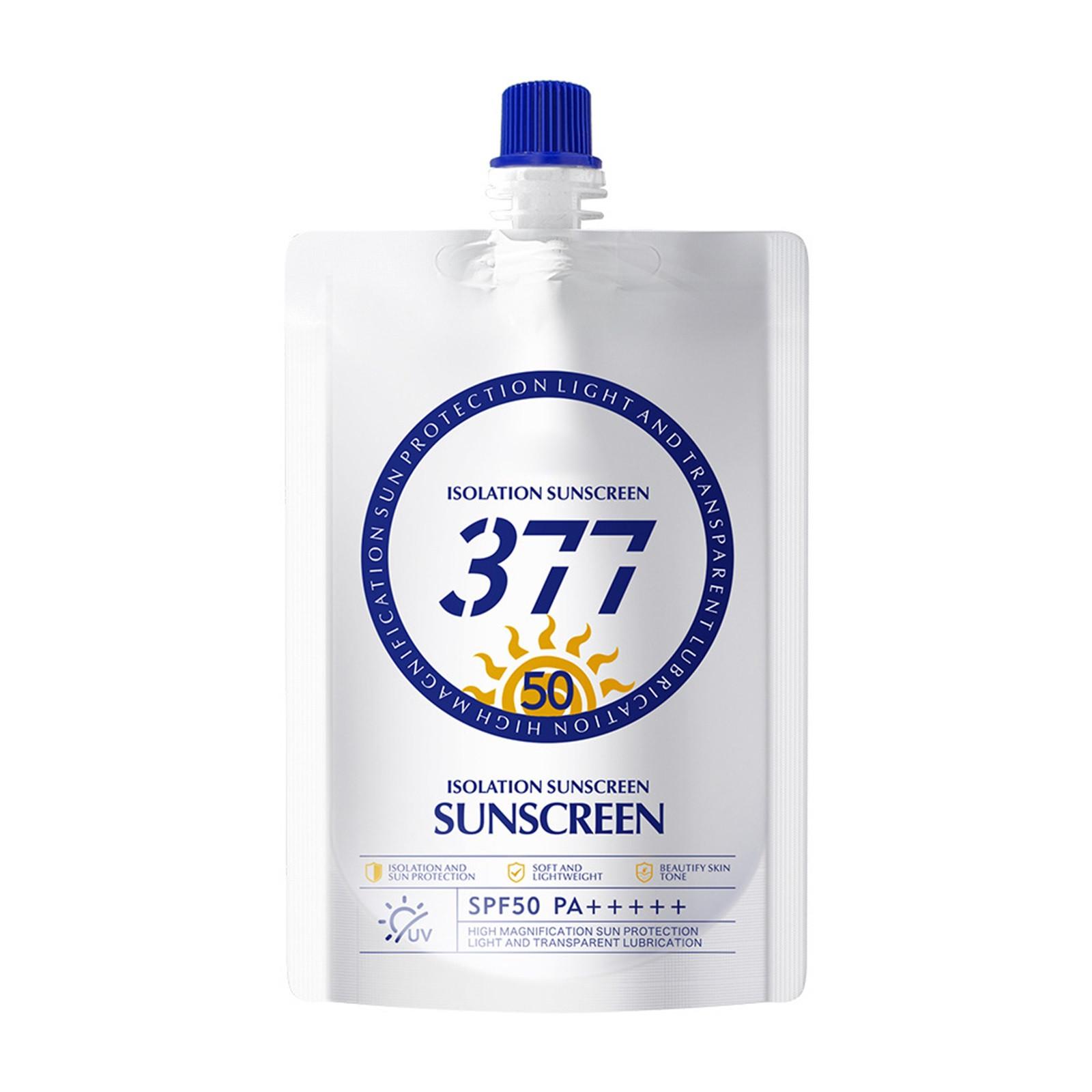 

Отбеливающий солнцезащитный крем 100 г SPF50 Натуральный прозрачный солнцезащитный крем-изолятор