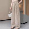 High Waist Stripe Straight Pants Yamamoto Loose Trousers Fashion Casual Pants Women  Girl