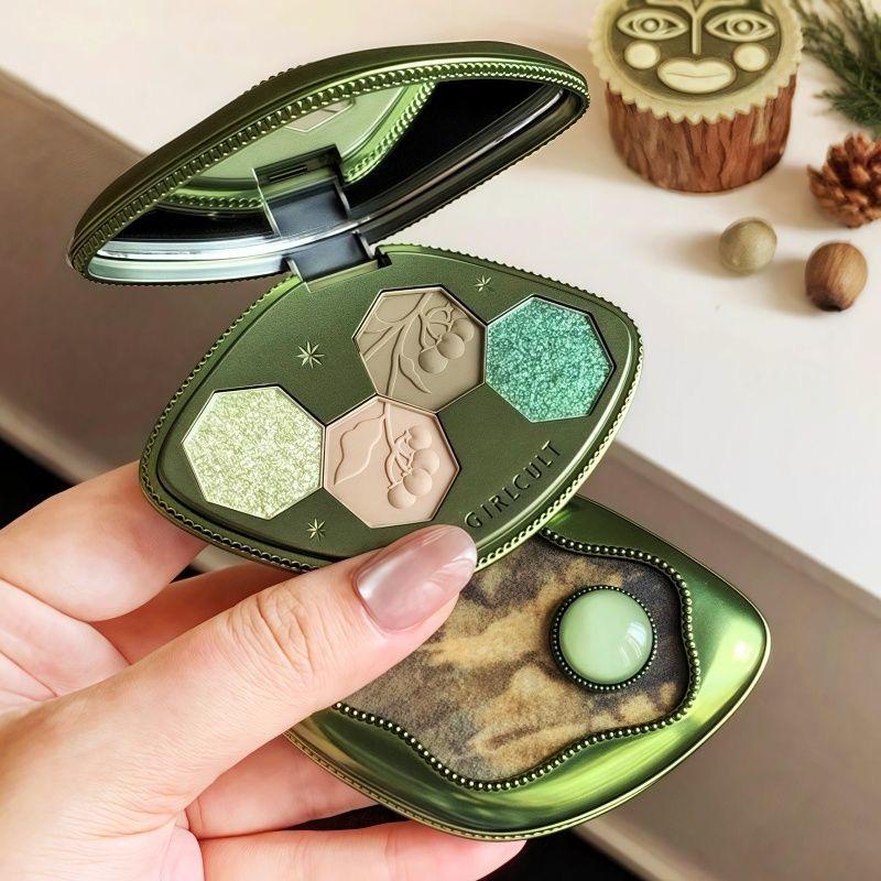 Girlcults Eyeshadow Palette Long Lasting Chameleon Shimmer Glitter Matte Eye Shadow High Pigmented Eye Paletas
