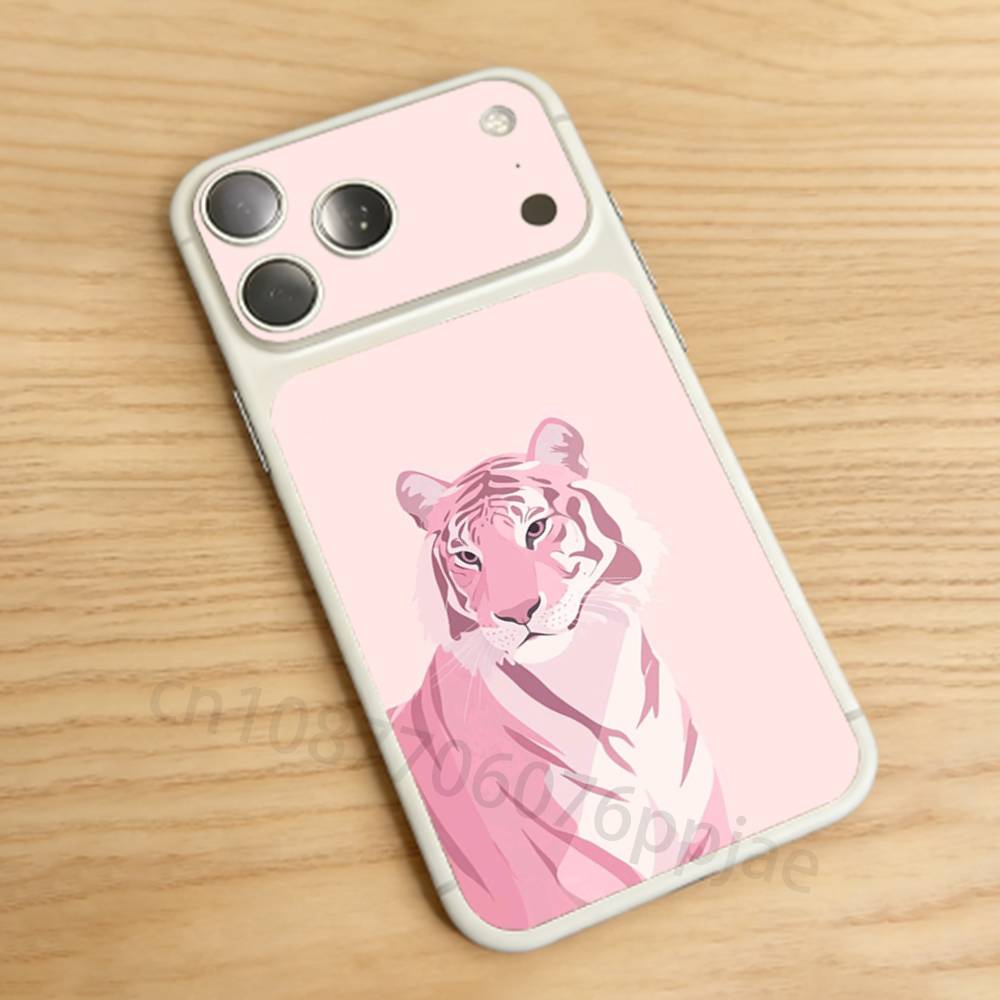 

Pink Leopard For iPhone 17pro/Max Full body Back Cover Decal Skin Colorful Rear Protective Sticker Film iPhone17pro