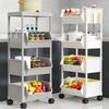 Multi-layer Kitchen Storage Rack for Snacks, Fruits, and Vegetables