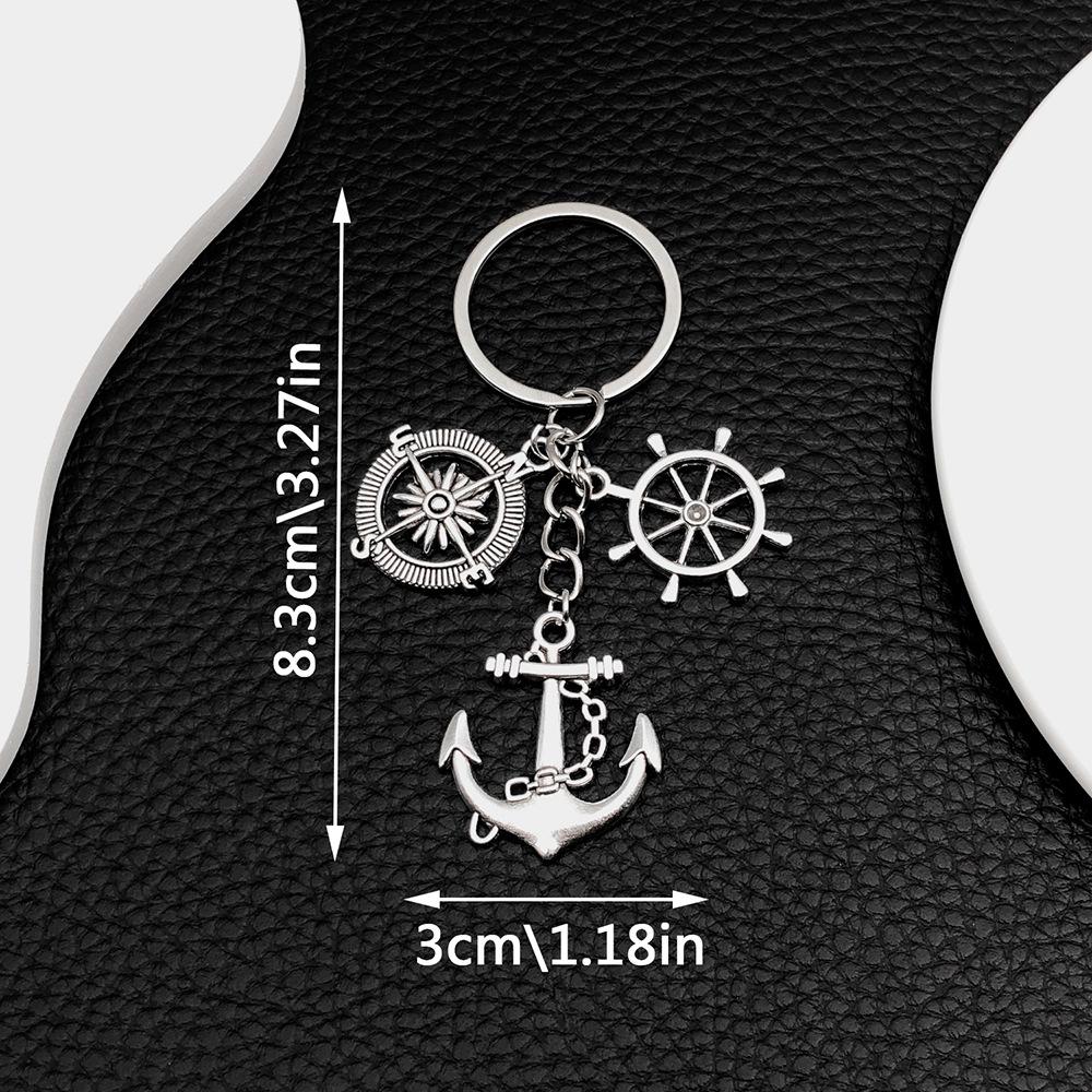 Global Travel Airplane Keychain Pendant