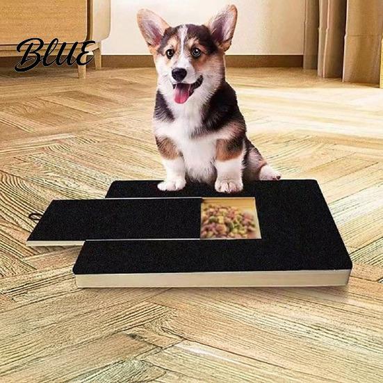Tavola per graffiare il cane Cura naturale Graffio con cuscinetto Lima per unghie in legno Cassetto per premi Strumento per limare