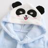 Herbst Winter Kinder Nachtwäsche Baby Roben Flanell Bademantel Für Kleinkind Junge Mädchen Panda Mit Kapuze Nachthemd Nette Kinder Pyjamas