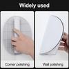 Semi-Circular Angle Sanding Sandpaper Tool with Ergonomic Handle Multifunctional Drywall Corner Sander Polishing Grinding Tool with 10 Sandpapers