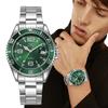 Fashion Luxury Men's Calendar Sports Waterproof Quartz Watch Business Casual Stainless Steel Men Clock Silicone Watches