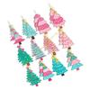 Wooden Christmas Tree Decorations Natural Handcrafted Holiday Ornament 55KF
