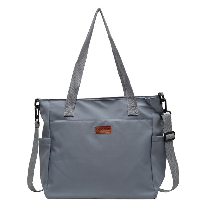 

Сумка велика жіноча сумка з полотна Жіноча сумка на одне плече Студентська шкільна сумка Сумка через плече синій