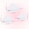 Cute Wall Storage Rack Wooden Cloud Shape Floating Shelf Organizer Living Room Floating Shelf Kitchen Bathroom Home Decor
