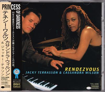 CD JACKY TERRASSON&CASSANDRA WILSON - Rendezvous TOCJ6096 BLUE NOTE 1997 Japan Jazz Used