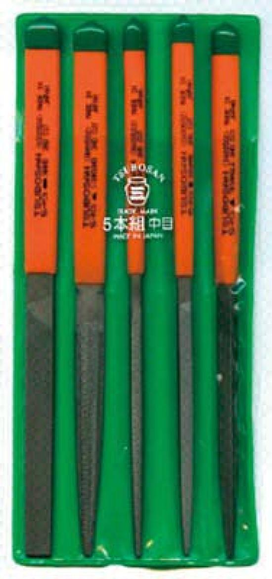 

Tsubosan File Medium ST00502 5-Piece Set, Grit,
