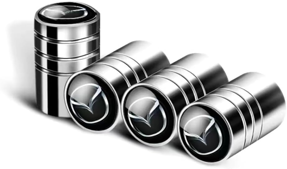 

TONAUA Универсальный колпачок воздушного клапана для автомобилей Mazda, Оригинальный совместимый, Для шин, Воздушный клапан