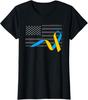 USA Flag Down Syndrome Awareness Month Down Syndrome Ladies' Crewneck T-Shirt Unisex T-Shirt