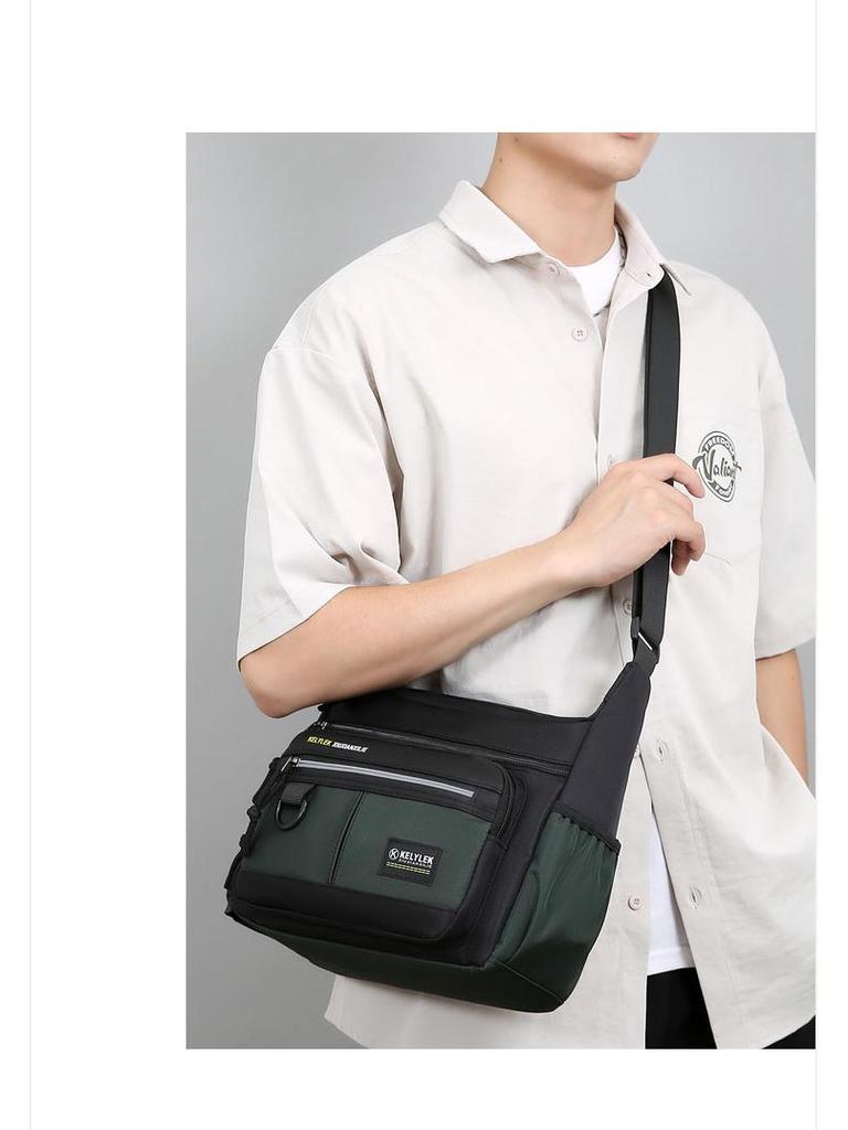 Pánská multifunkční crossbody taška s velkou kapacitou pro běžné nošení nebo cestování v přírodě