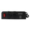 Car Charger Adapter 2 USB Charger Socket Voltage Digital Display Power Supply Battery Adapter