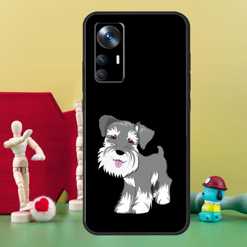 Miniature Schnauzer Dog Art Case For POCO X5 X4 X3 F5 Pro M4 F4 GT C40 F3 Cover For Xiaomi 11T 12T Pro 13 11 12 Lite