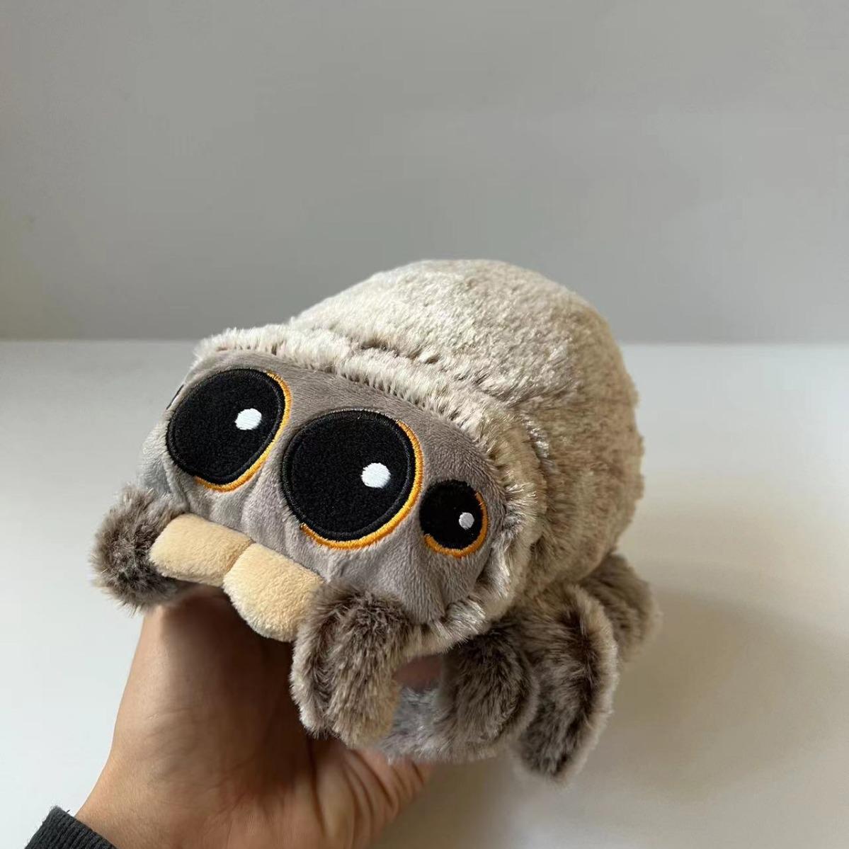 Плюшевая игрушка хамелеон Паскаль с магнитной базой-диском на плече милая сидящая ящерица мягкая мягкая игрушка белый