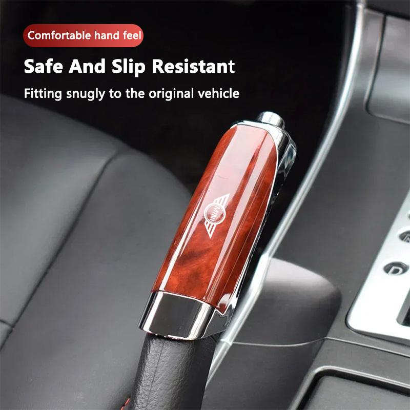 BBJV7 Car Handbrake Grip Cover ABS Carbon Fiber Anti-slip Protection Cases for BMW Mini Cooper R50 R53 R55 R56 R60 R61 F54 F55 F56 F60