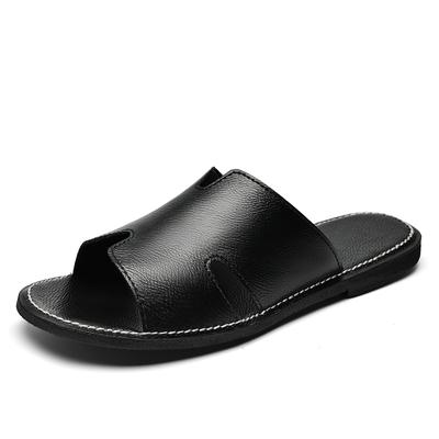 Sommer Coole Männer Sandalen Casual Designer Strand Schuhe Aus Echtem Leder Junge Watschuhe Sommer Männer Sandalen