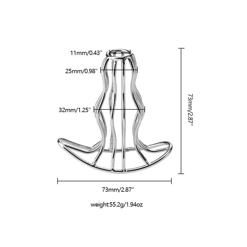 Metal Hollow Anal Plug for Self-Pleasure and Stimulation - Adult Sex Toy