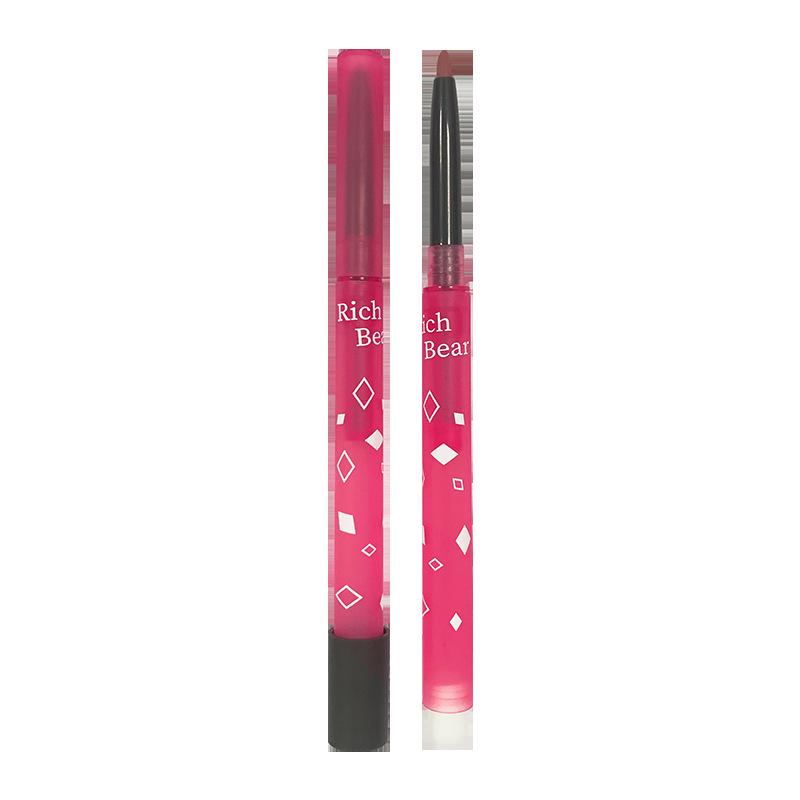 RichBear 2-in-1 Double-Ended Lip Brush & Liner: Achieve Three-Dimensional, Matte, and Dewy Comic Lips.