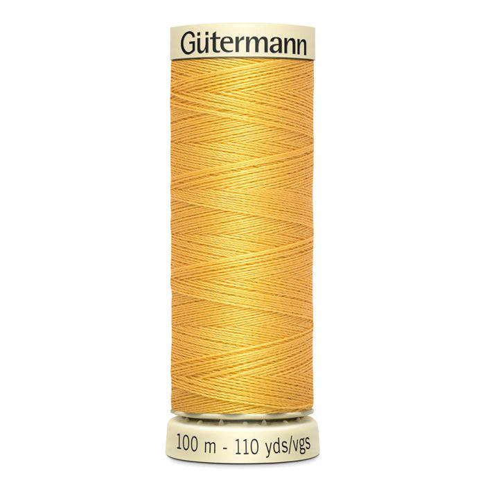 Set of 5 Spools 100m 100% Polyester Thread Gutermann Ref 788988 - Att 416 - Honey