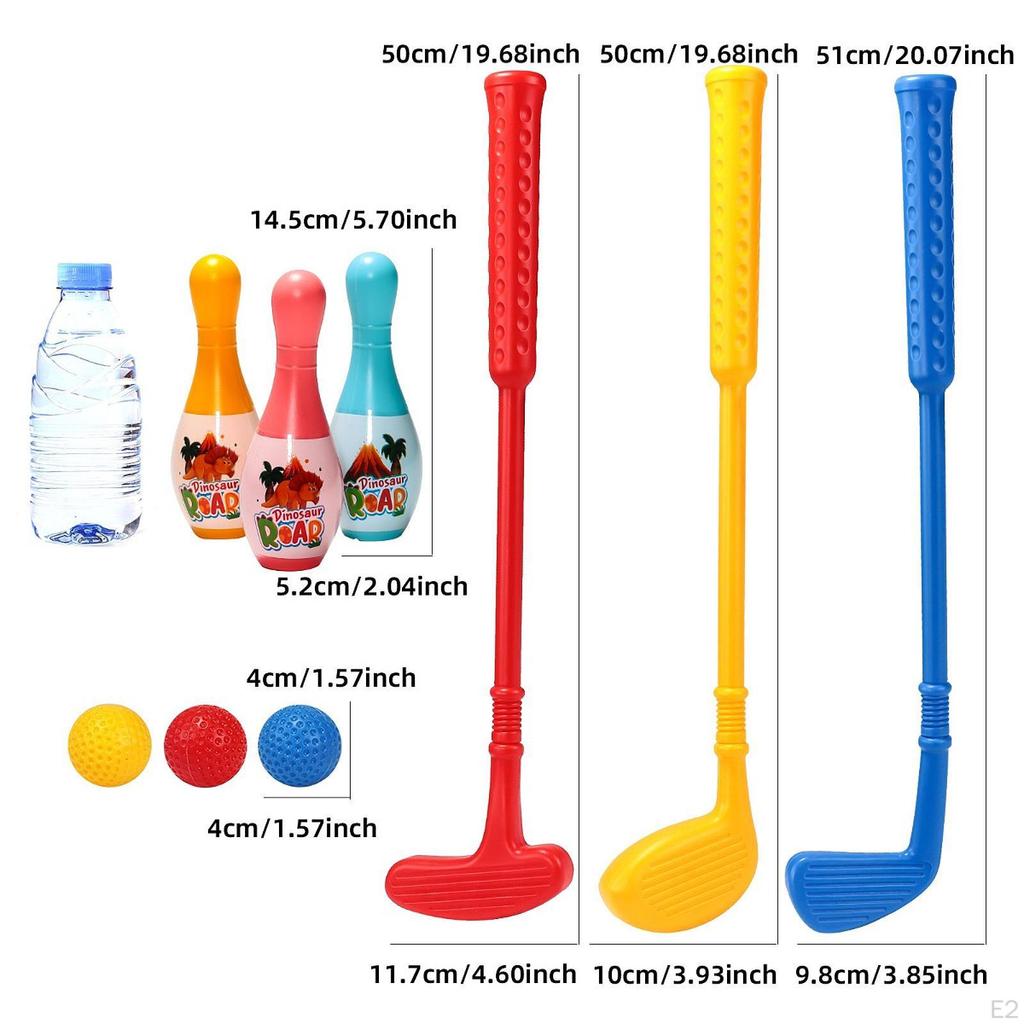Kids Golf Set Bowling Garden Game Children Toys for Toddlers Aged 6 7 8 9