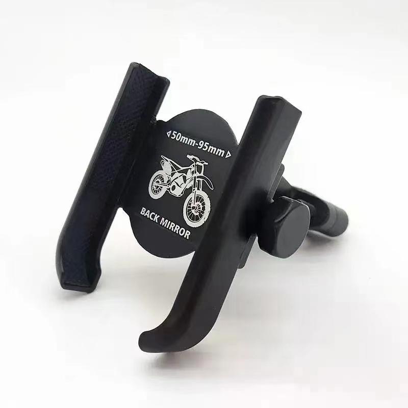 Aluminum Alloy Universal Motorcycle Bicycle Mobile Phone Holder GPS Bracket Mounting Clip Multi-Specification Handlebar Bracket