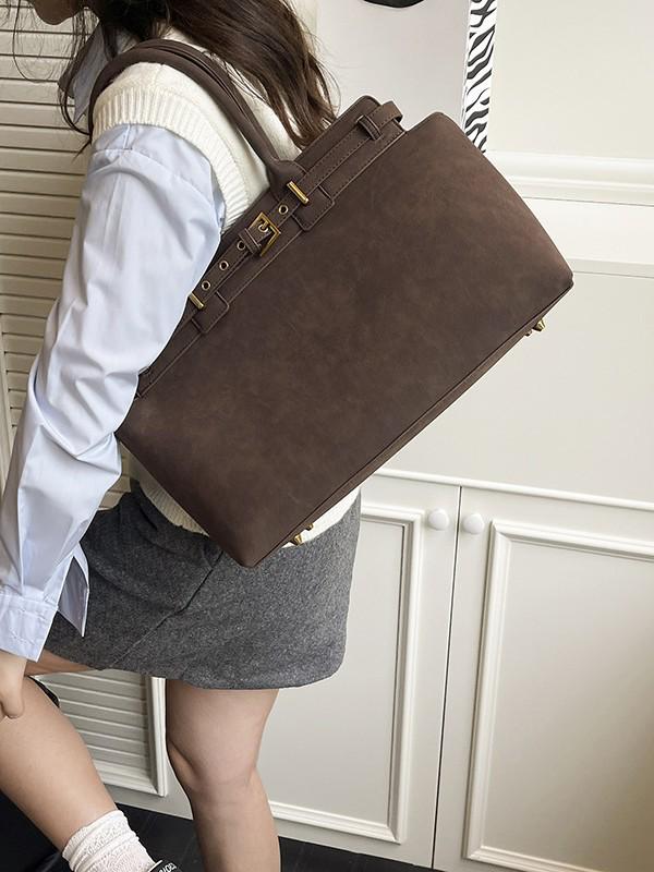 Y2K Retro Women's Luxury Tote Briefcase