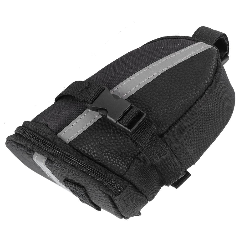 Bicycle Saddle Bag Polyester Bike Seat Bags Under Seat with Reflective Strip for Cycling