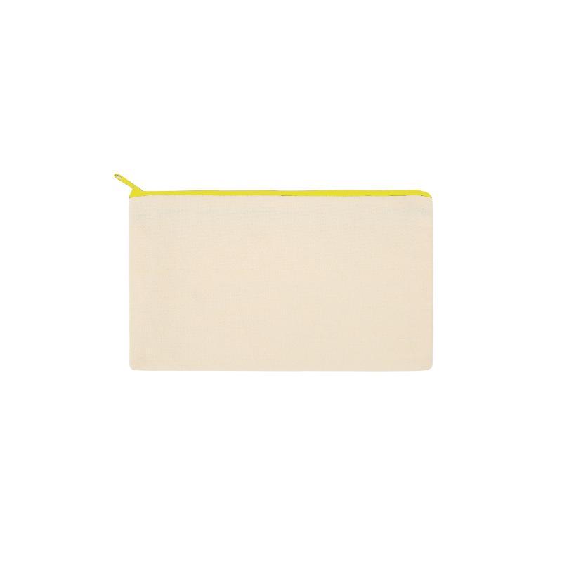 5Pcs Blank Canvas Zipper Pouch Bulk Makeup Bag Pencil Case For Cosmetic Diy Crafts Independence Day