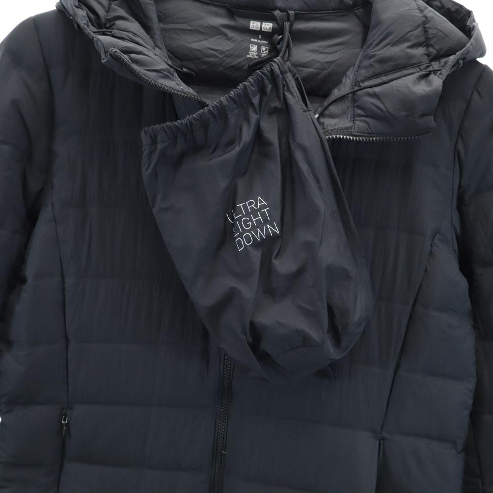UNIQLO seamless Ultra light down jacket S charcoal With storage bag Women Used