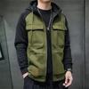 Men's Long Sleeve Hooded Sweatshirt Jackets Casual Thick Hoodies Men Fashion Vintage Hooded Hoodie Outerwear