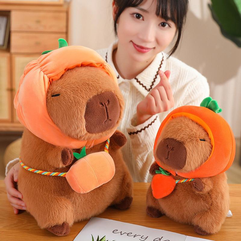 Plush Vegetables Capybara Toy Dolls Room Decoration Children Festivals Gifts
