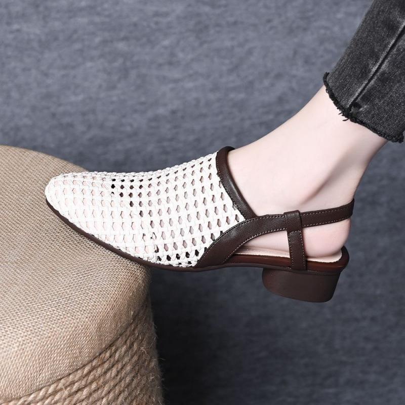 

Sandals, Casual Shoes, Breathable Shoes, Pointed-toe Shoes, Single Shoes, Women s Shoes 40 білий