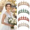 Baroque Wedding Hair Tiara Jewelry Diadem Veil Tiaras Princess Crystal Bridal Tiara Crown  Dance