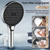 Soffione Doccia ad Alta Pressione con Pannello Grande da 15CM con Filtro 3 Modalità Ugello Spray a Flusso Ampio Doccia a Pioggia Rubinetto Accessori Bagno