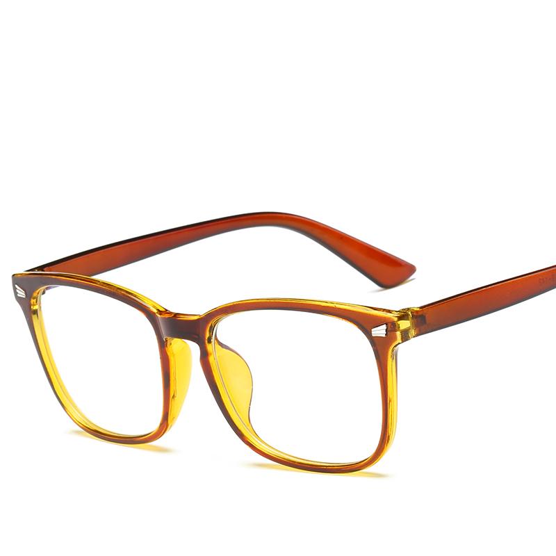 Vintage Unisex Square Wild Eyeglass Frame Glasses Retro Spectacles Clear Lens Eyewear