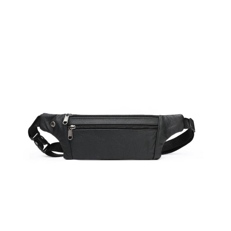 

Сумка для бега уличная ультралегкая многофункциональная водонепроницаемая из натуральной кожи сумка для мобильного телефона чёрный