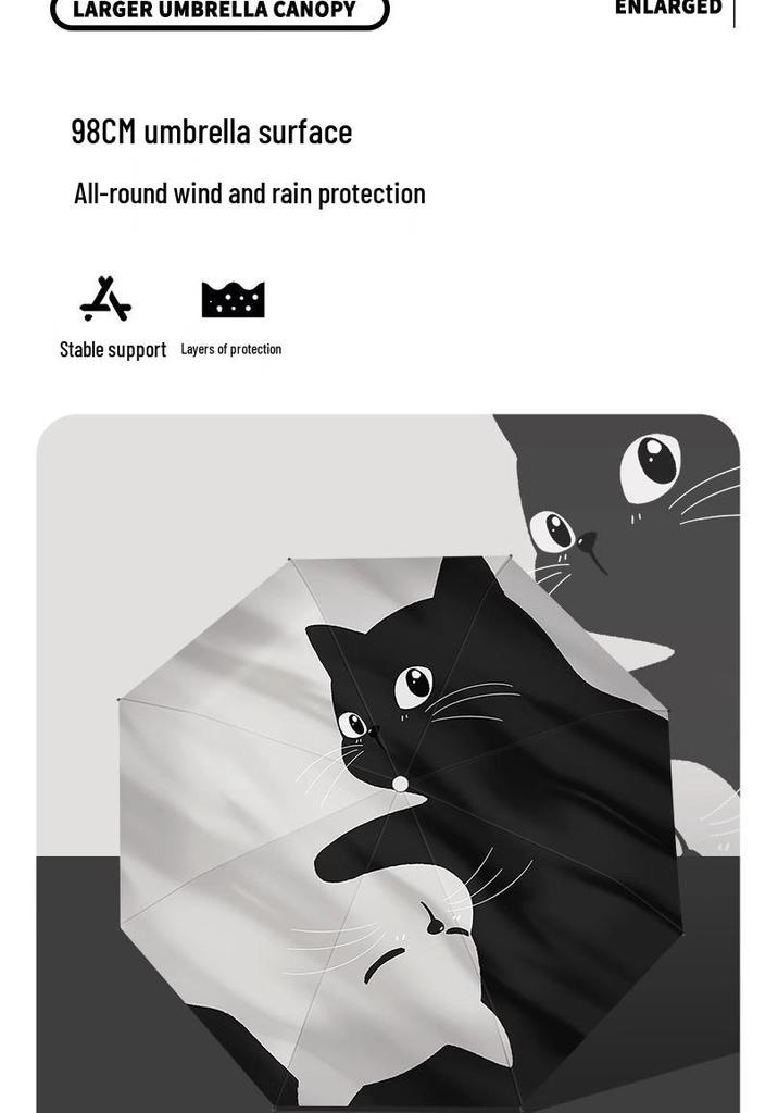 Portable Folding Umbrella - UV Sun Protection, Lightweight, for Men, Women & Students, Ideal for Sunny & Rainy Days