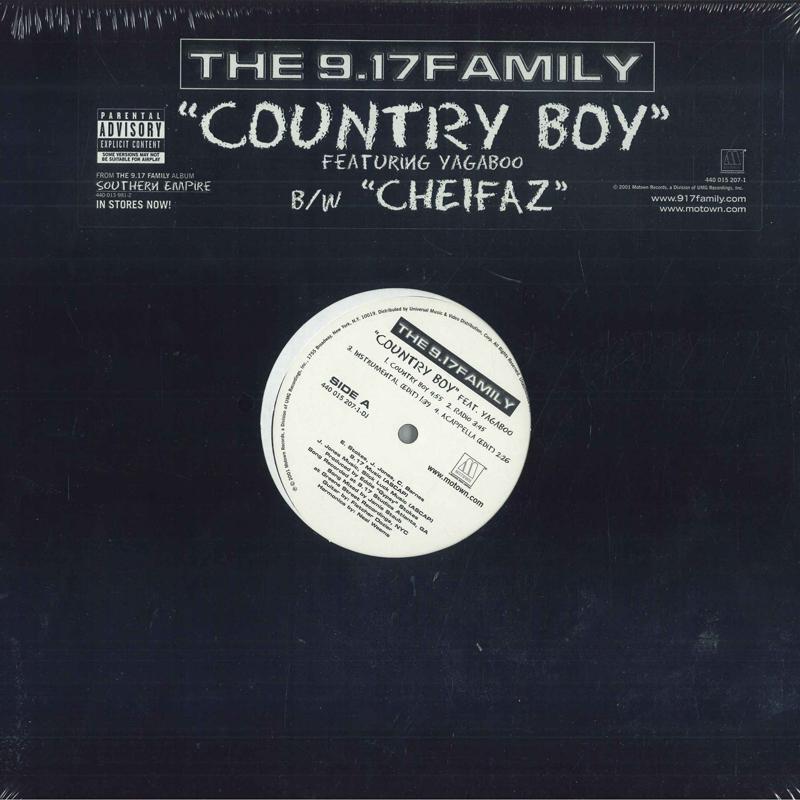 

LP Record 9.17 FAMILY - Country Boy 4400152071DJ Motown 2001 US Rap & Hip-Hop/R&B