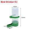 Bird Feeders Waterer Drinker With Clip For Bird Feeders Parrot Cages Water Dispenser Bottles Drinking Bowls Pet Bird Supplies
