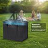 Large Thermal Insulated Delivery Bag Leakproof Food Cooler Tote Foldable Portable for Catering Takeaway Grocery Shopping Picnic