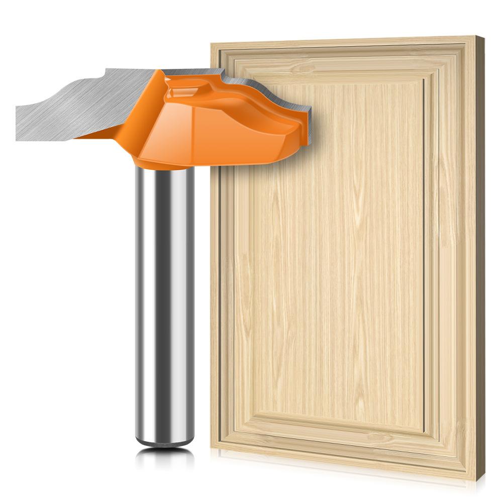 Cabinet Door Knife Bottom Cleaning Straight Household Flower Knife 6 Handle 1/4 Handle Flower Knife Trimming Machine Milling Cutter Cabinet Door Knife