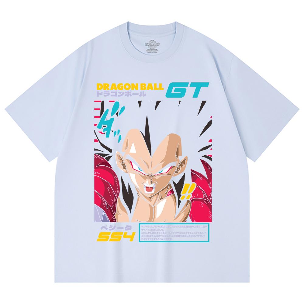 230 Gsm 100% Cotton Dragon Ball V2 Goku Print Unisex Heavy Cotton T Shirt