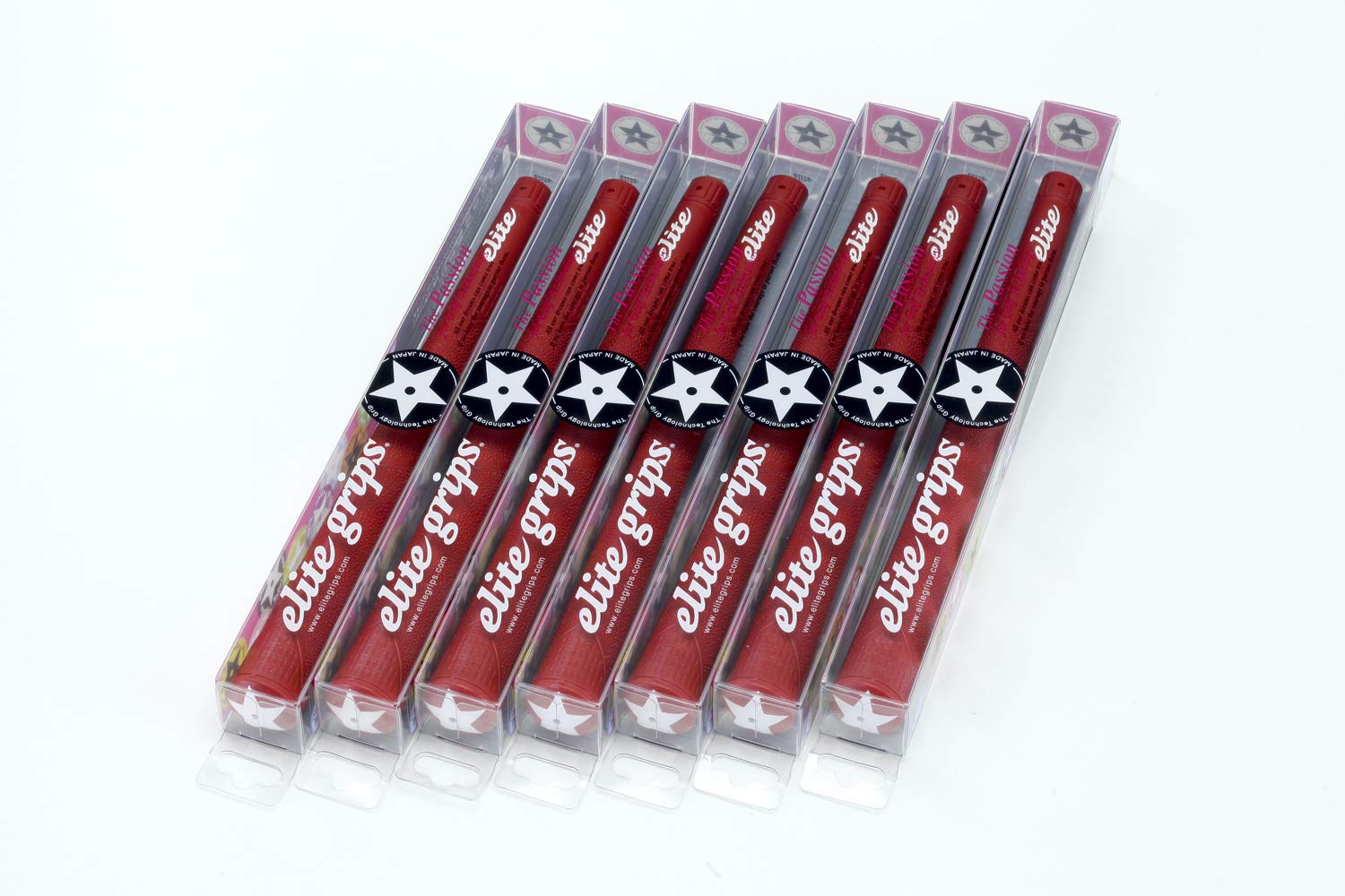 

elitegrips Гольф Грипсы A50 STAR набор Классический красный Без задней линии 7 штук