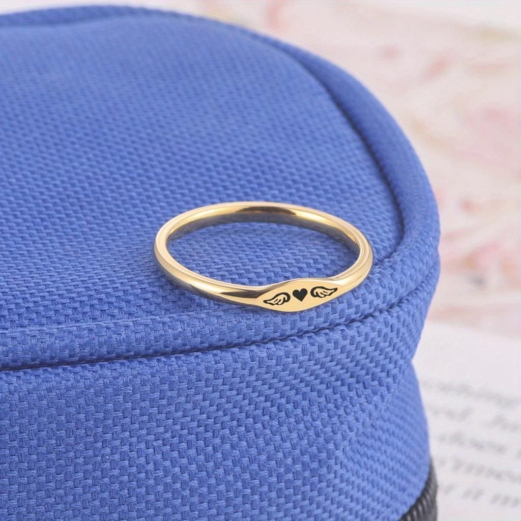 A Little Heart with Wings, A Ring, Misses You. I Will Always Hold You In My Heart, Ring