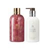 Molton Brown Desert Rose Shower Gel & Orange Bergamot Body Lotion Set