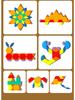 Double-Sided Wooden Magnetic Puzzle & Drawing Board: Tangram & Geometric Building Blocks for Kids' Education